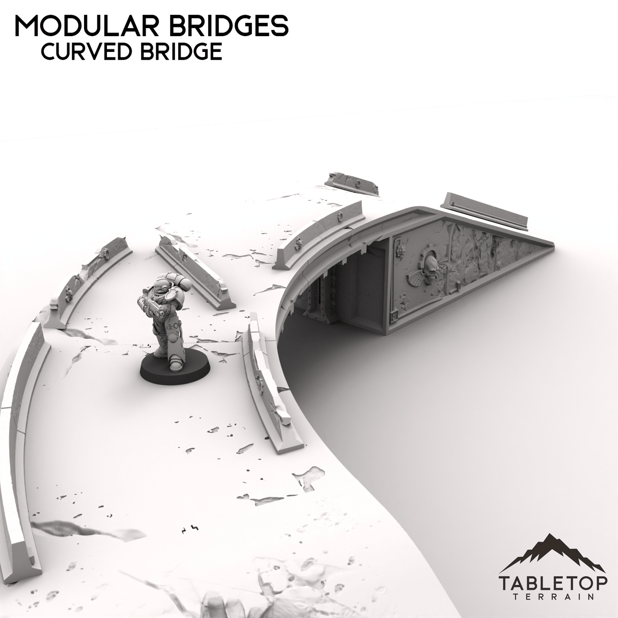 Tabletop Terrain Terrain Modular Grimdark Bridges