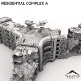 Tabletop Terrain Terrain Modular Residential Complex A - 6mm