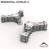 Tabletop Terrain Terrain Modular Residential Complex A - 6mm