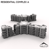 Tabletop Terrain Terrain Modular Residential Complex A - 6mm