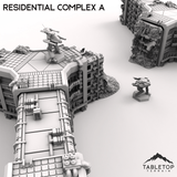 Tabletop Terrain Terrain Modular Residential Complex A - 6mm