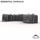 Tabletop Terrain Terrain Modular Residential Complex B - 6mm