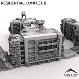 Tabletop Terrain Terrain Modular Residential Complex B - 6mm