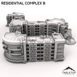 Tabletop Terrain Terrain Modular Residential Complex B - 6mm