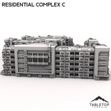 Tabletop Terrain Terrain Modular Residential Complex C - 6mm