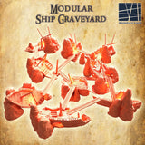 Tabletop Terrain Terrain Modular Ship Graveyard