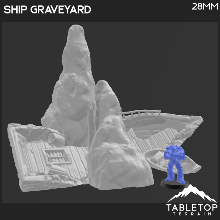 Tabletop Terrain Terrain Modular Ship Graveyard