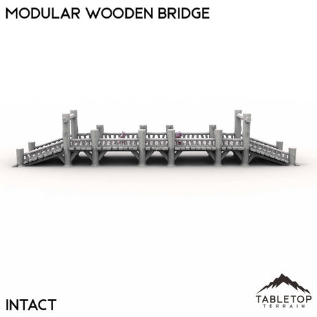Tabletop Terrain Terrain Modular Wooden Bridge