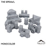 Tabletop Terrain Terrain Monocolor - Grey HEXTECH The Sprawl Trinity City - 6mm