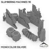 Tabletop Terrain Terrain Monocolor (Silver) Slumbering Machines 11e Foldable Tournament Terrain