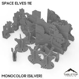 Tabletop Terrain Terrain Monocolor (Silver) Space Elves 11e Foldable Tournament Terrain