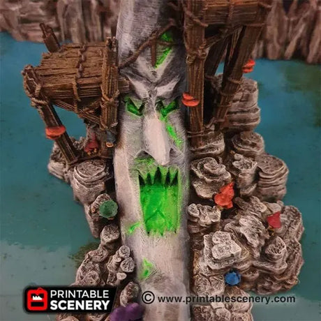 Tabletop Terrain Terrain Moon Shrine - Fantasy Terrain