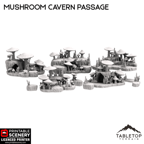 Tabletop Terrain Terrain Mushroom Cavern Passage