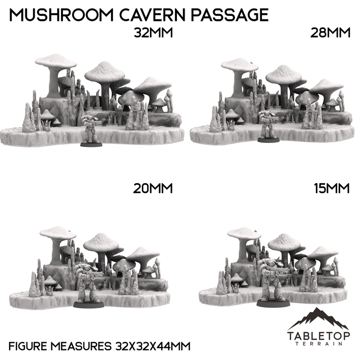 Tabletop Terrain Terrain Mushroom Cavern Passage