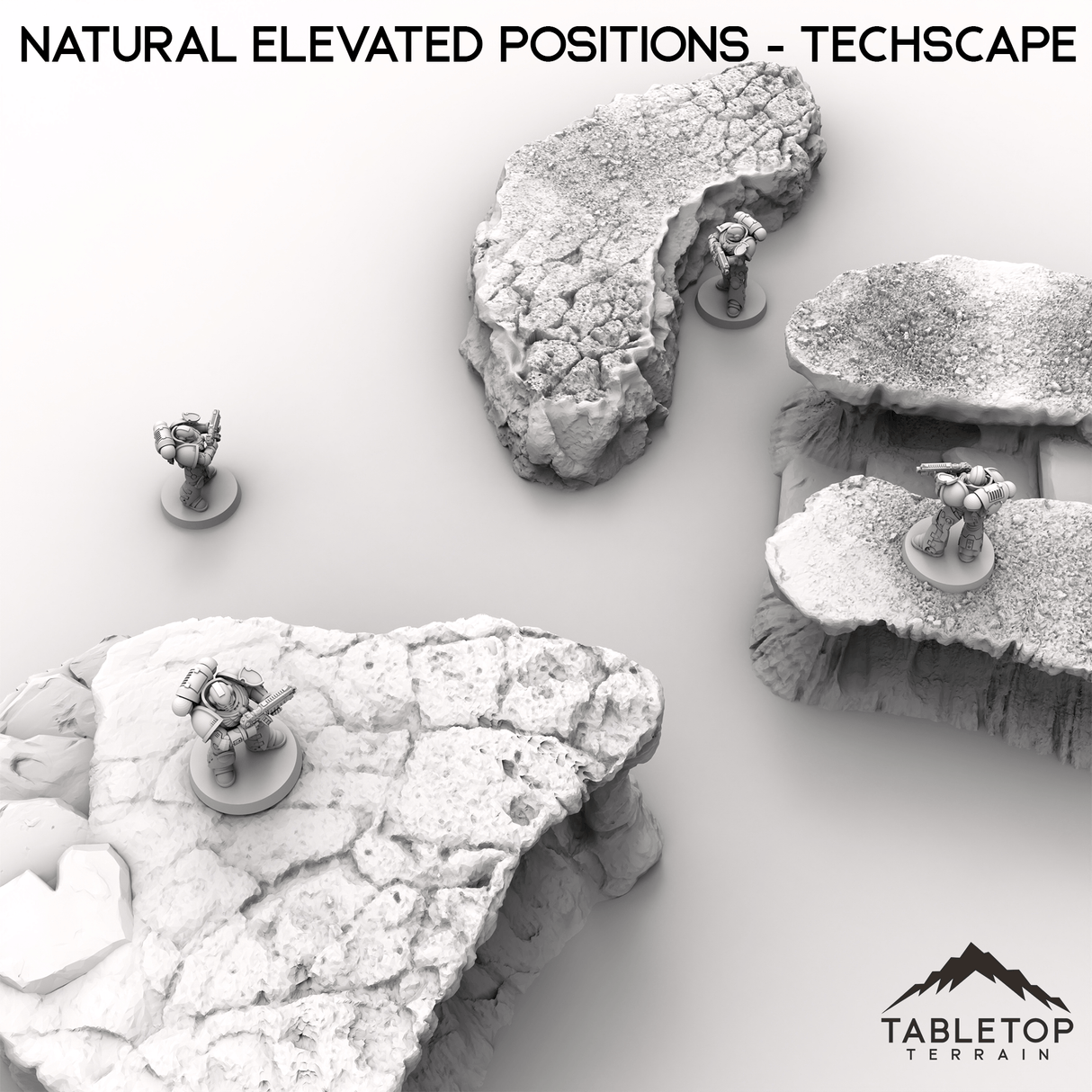 Tabletop Terrain Terrain Natural Elevated Positions - Techscape