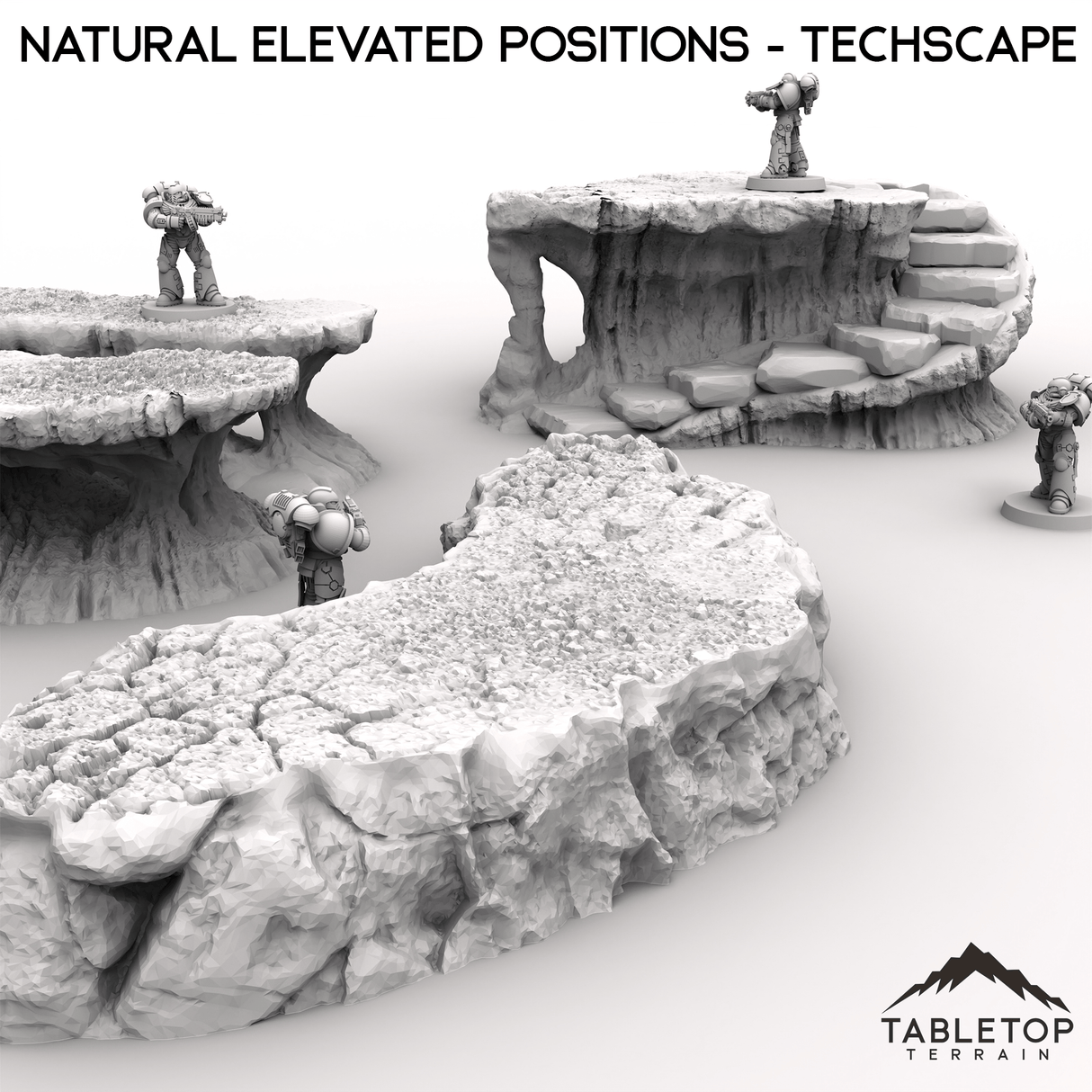 Tabletop Terrain Terrain Natural Elevated Positions - Techscape