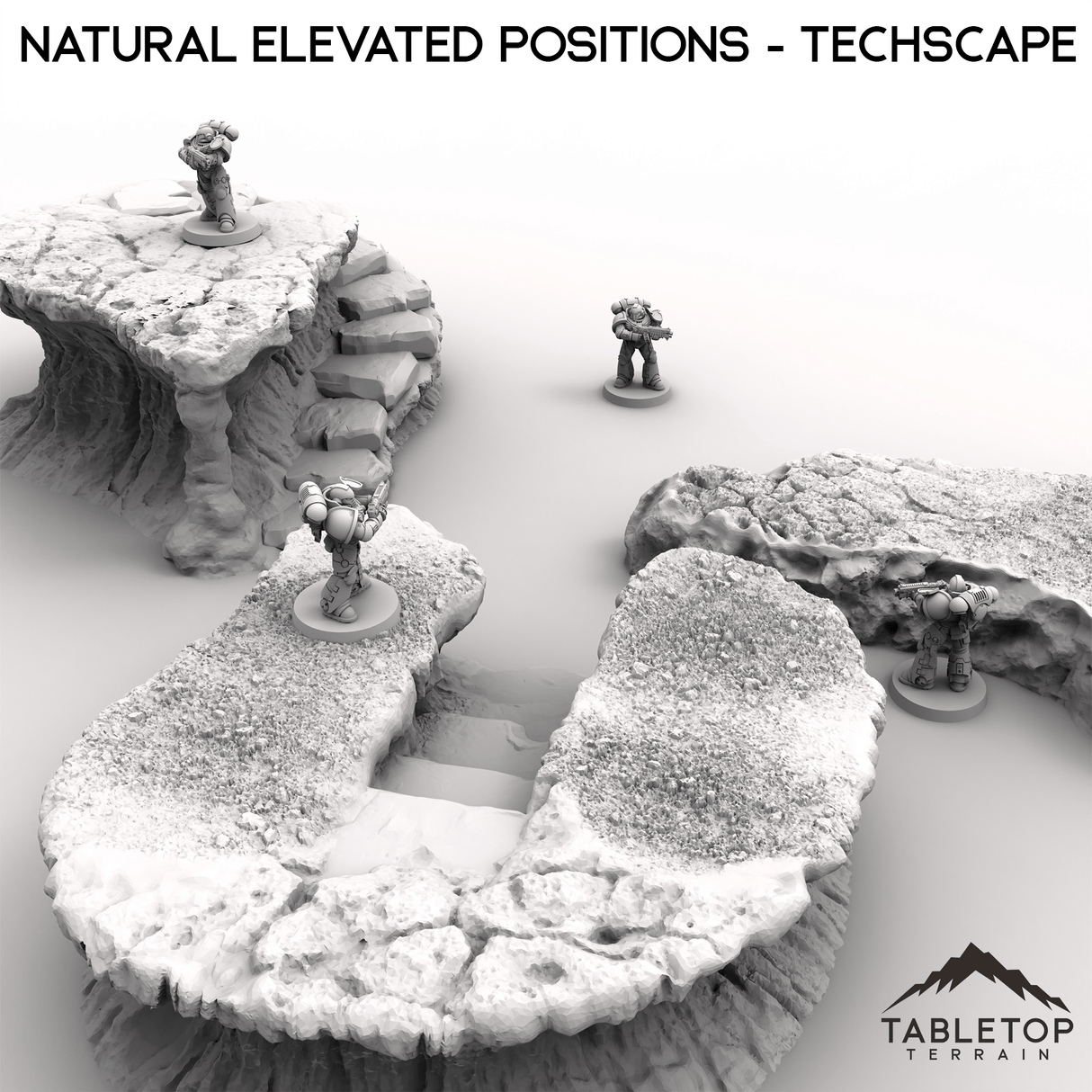 Tabletop Terrain Terrain Natural Elevated Positions - Techscape