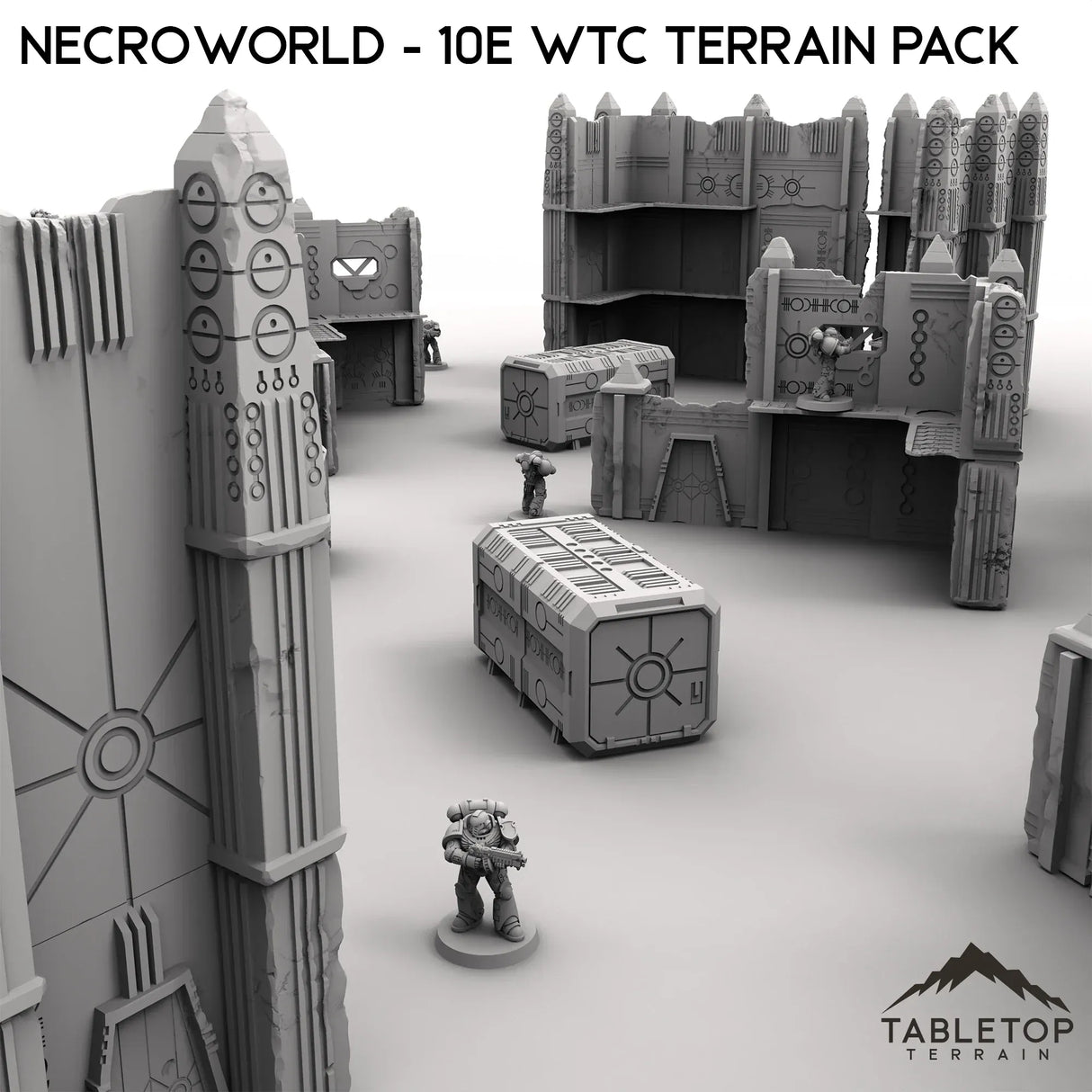 Tabletop Terrain Terrain NecroWorld - WTC compatible Terrain Pack