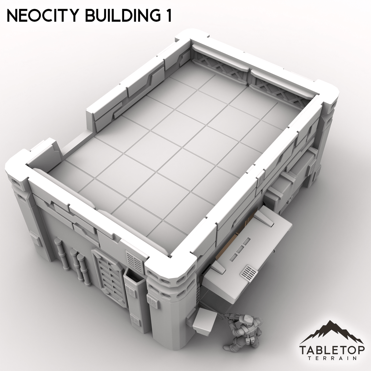 Tabletop Terrain Terrain NeoCity Building 1