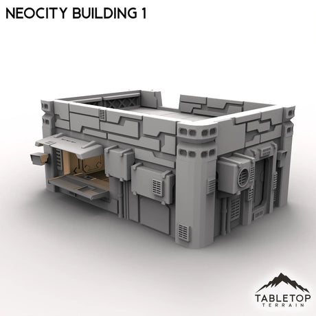 Tabletop Terrain Terrain NeoCity Building 1
