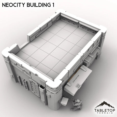 Tabletop Terrain Terrain NeoCity Building 1