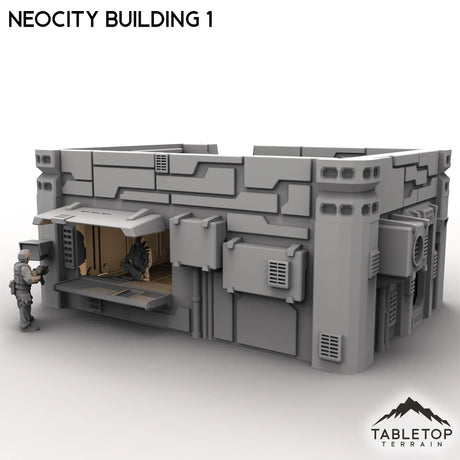 Tabletop Terrain Terrain NeoCity Building 1