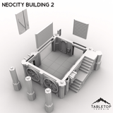 Tabletop Terrain Terrain NeoCity Building 2