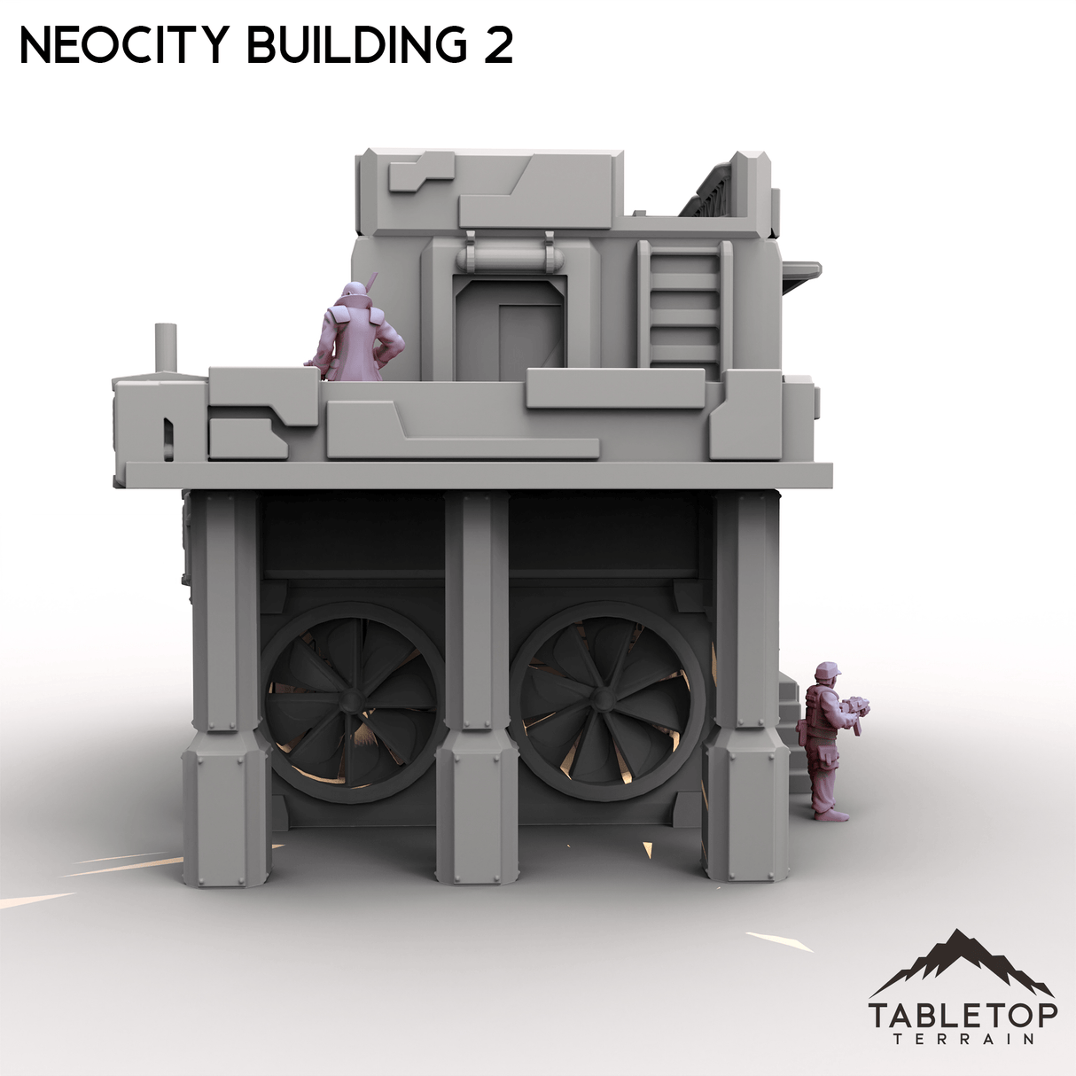 Tabletop Terrain Terrain NeoCity Building 2