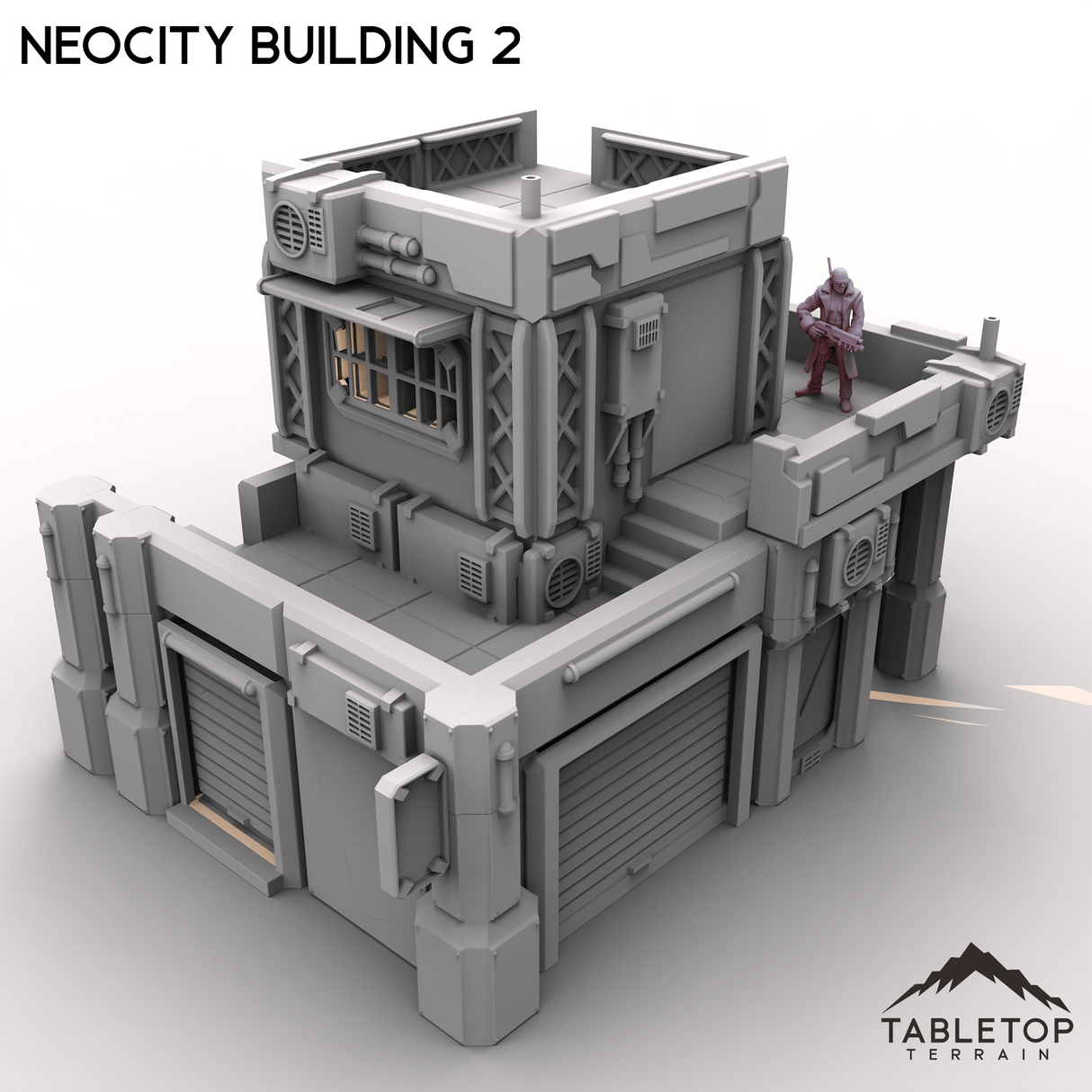Tabletop Terrain Terrain NeoCity Building 2