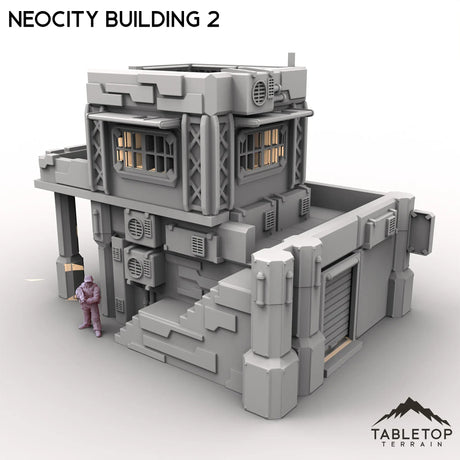 Tabletop Terrain Terrain NeoCity Building 2