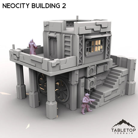 Tabletop Terrain Terrain NeoCity Building 2