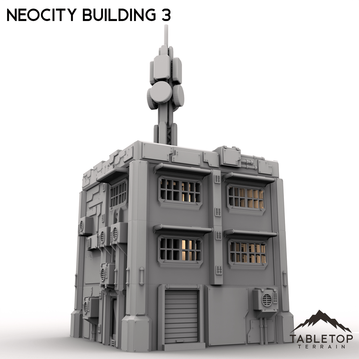 Tabletop Terrain Terrain NeoCity Building 3