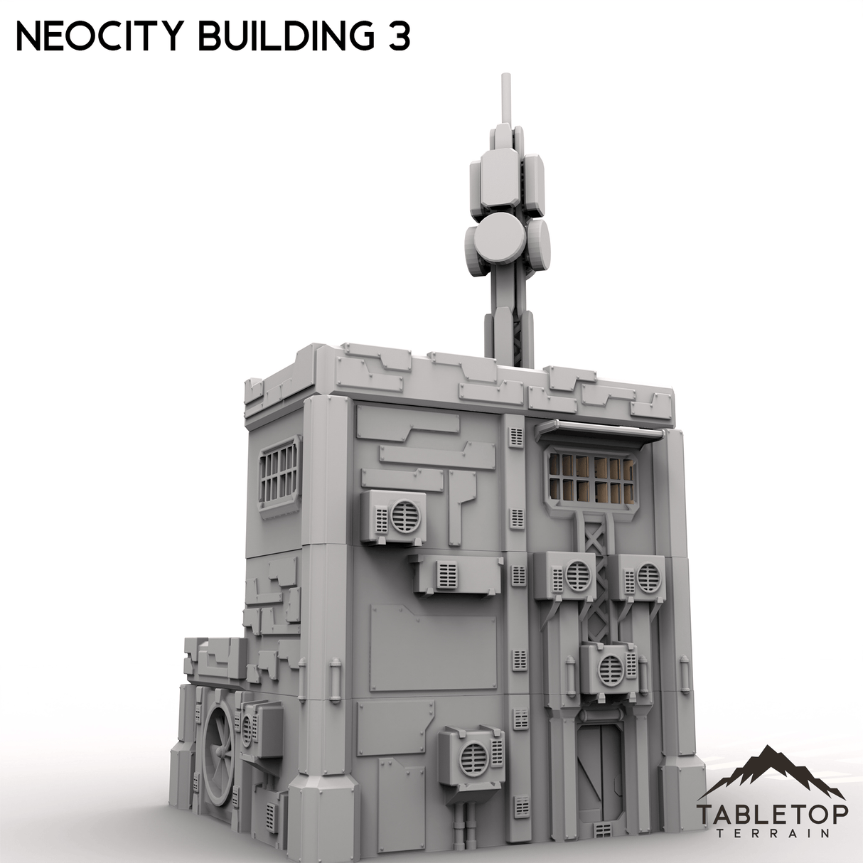 Tabletop Terrain Terrain NeoCity Building 3