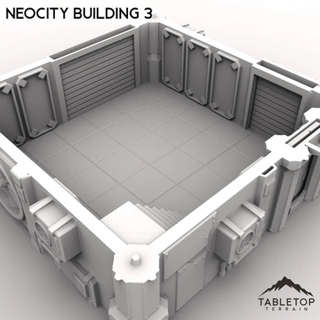 Tabletop Terrain Terrain NeoCity Building 3
