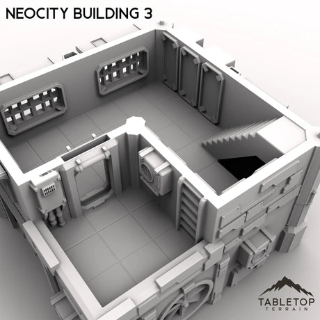 Tabletop Terrain Terrain NeoCity Building 3