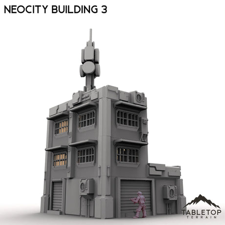 Tabletop Terrain Terrain NeoCity Building 3