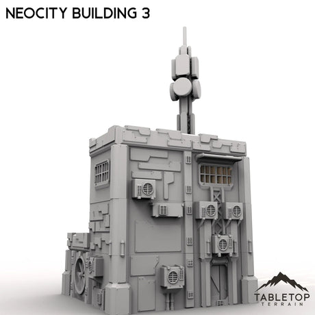 Tabletop Terrain Terrain NeoCity Building 3