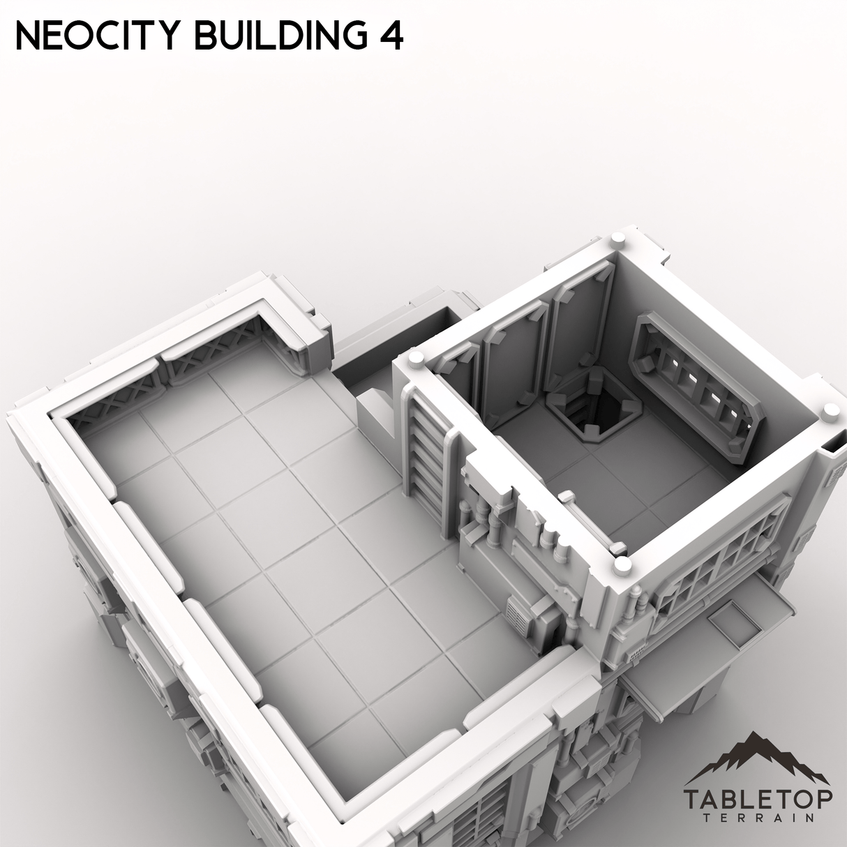 Tabletop Terrain Terrain NeoCity Building 4