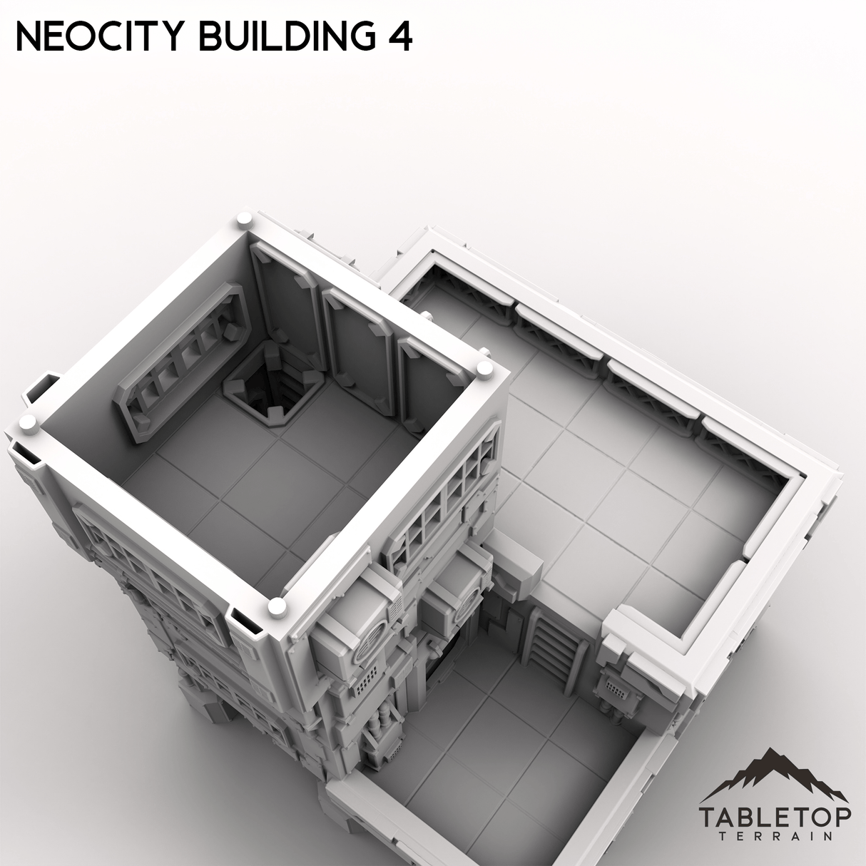 Tabletop Terrain Terrain NeoCity Building 4