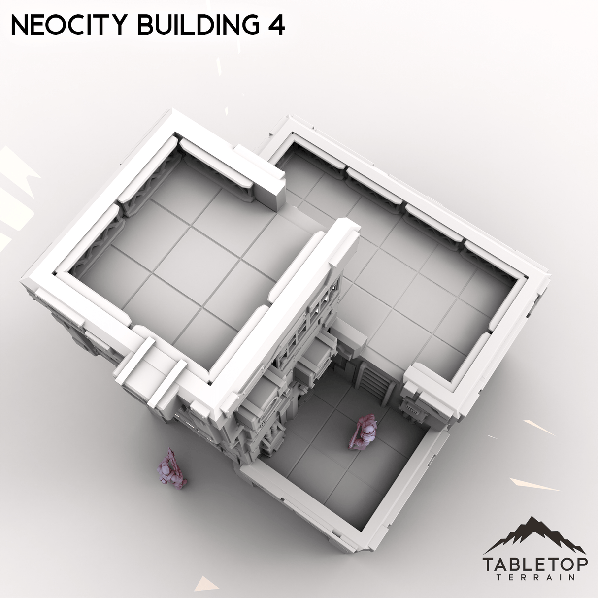Tabletop Terrain Terrain NeoCity Building 4