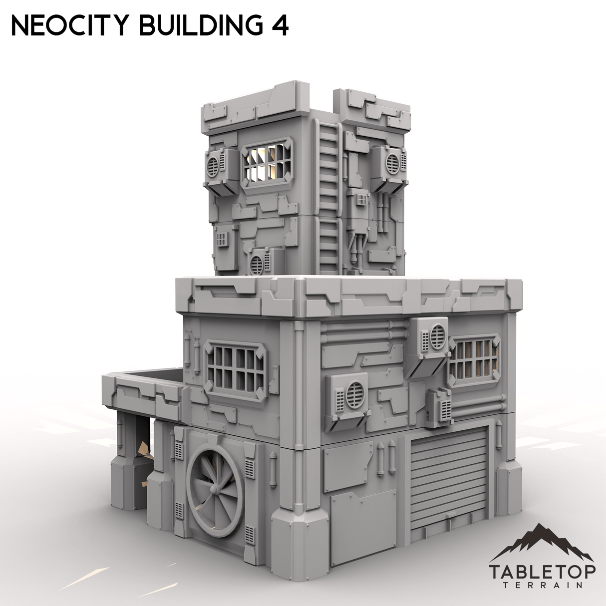 Tabletop Terrain Terrain NeoCity Building 4