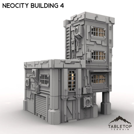 Tabletop Terrain Terrain NeoCity Building 4
