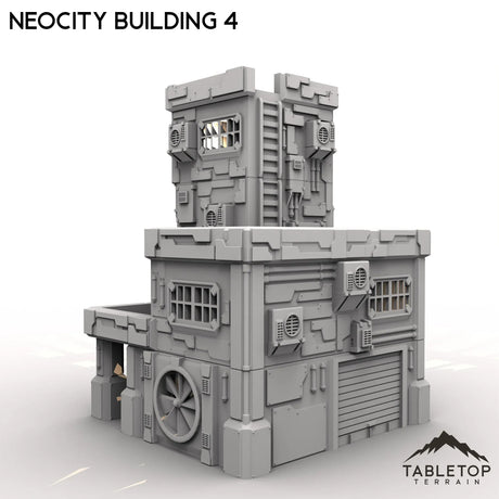 Tabletop Terrain Terrain NeoCity Building 4