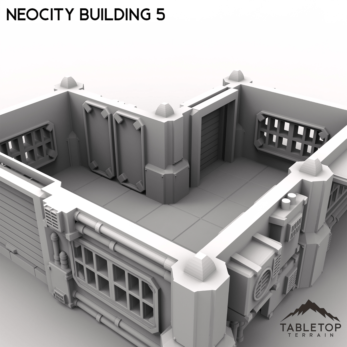 Tabletop Terrain Terrain NeoCity Building 5