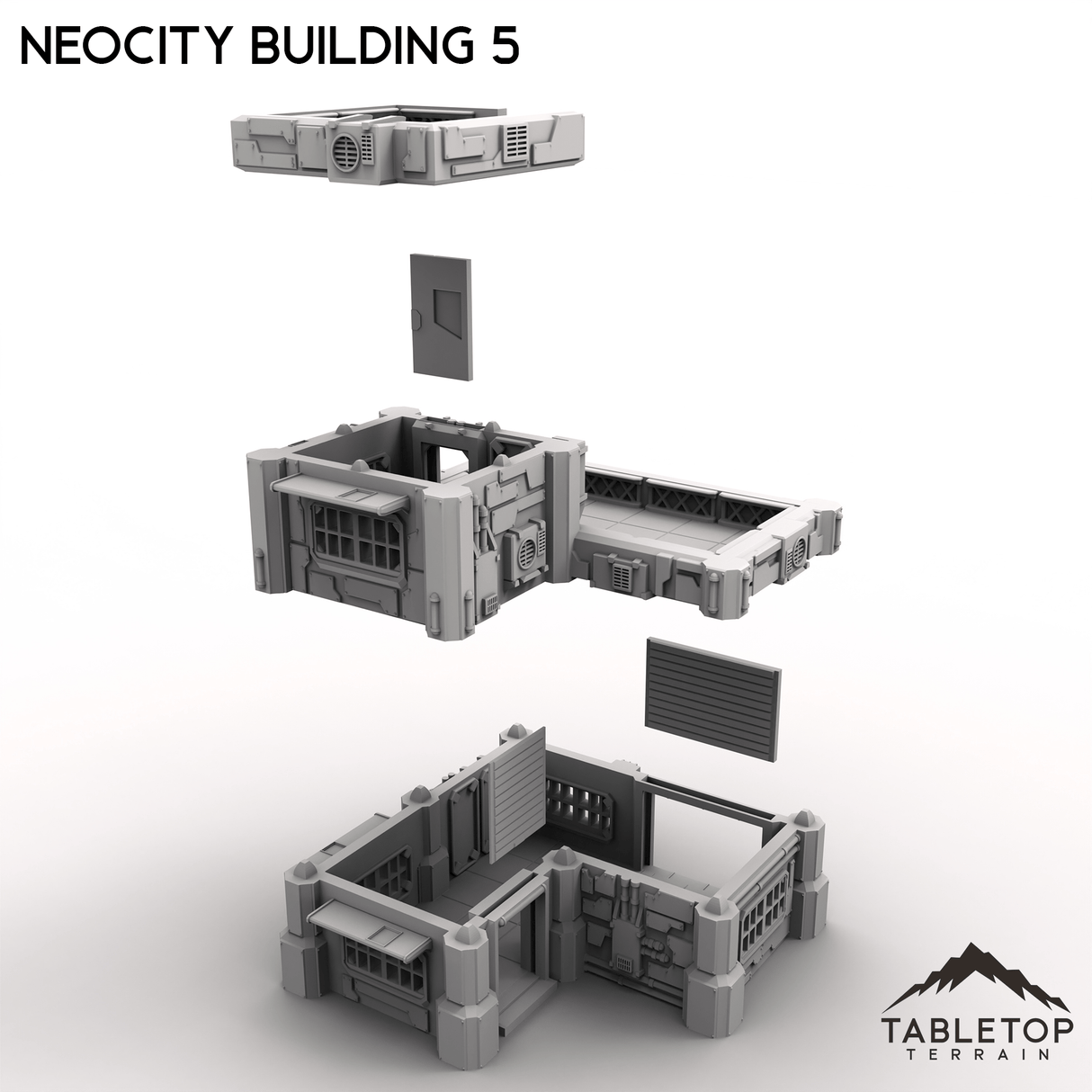 Tabletop Terrain Terrain NeoCity Building 5