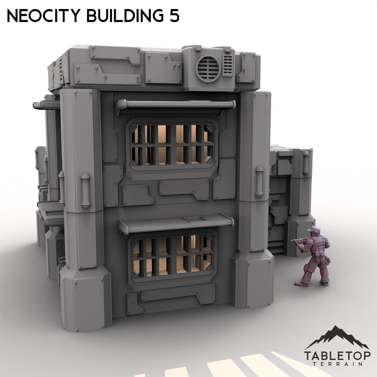 Tabletop Terrain Terrain NeoCity Building 5
