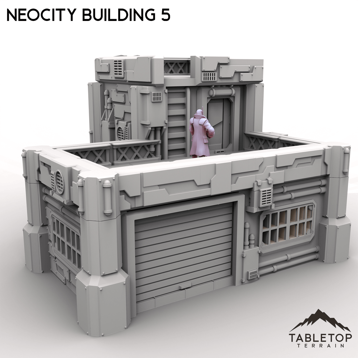 Tabletop Terrain Terrain NeoCity Building 5