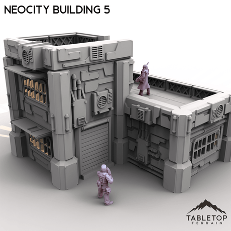 Tabletop Terrain Terrain NeoCity Building 5