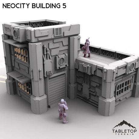 Tabletop Terrain Terrain NeoCity Building 5