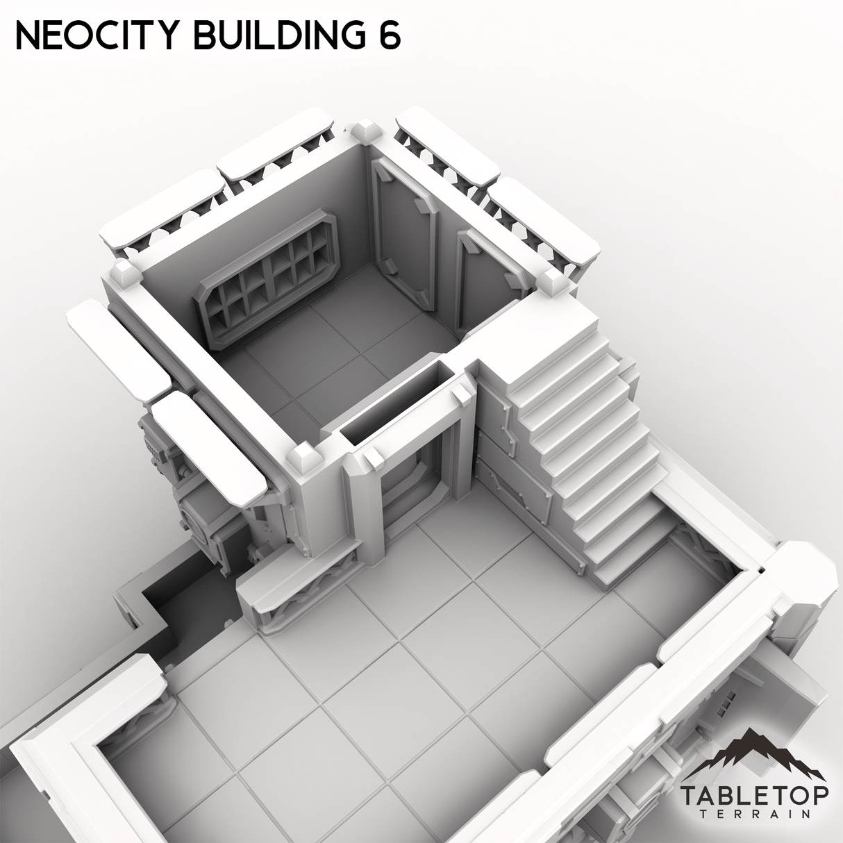 Tabletop Terrain Terrain NeoCity Building 6